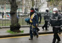 people in green jacket walking on pedestrian lane during daytime