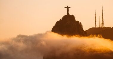 Crucifix statue