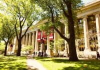 white university during daytime