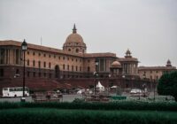 a large building with a clock tower on top of it